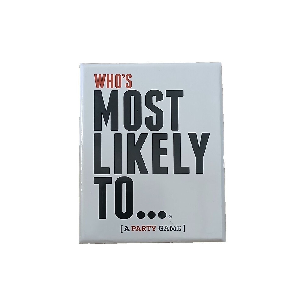 Who's Most Likely To - A Party Card Game 2014 (Ages 17+/ 4 Players+) - SEALED!!!